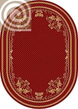 Однотонный ковер Кремлевский 40084-04 овальный