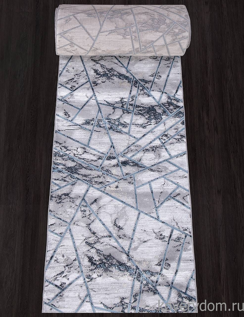 Ковровая Дорожка AJMAL LP 319 GREY / NAVY