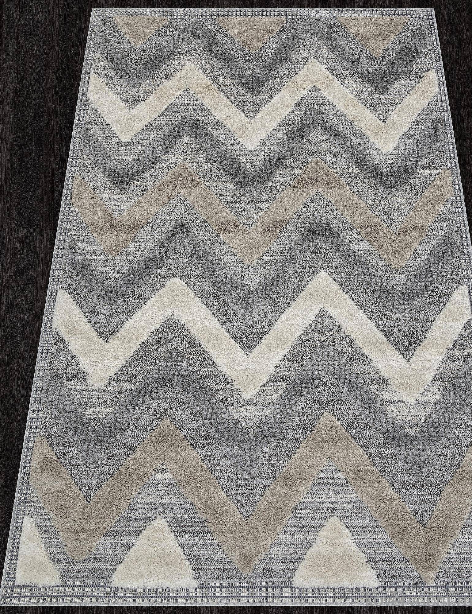 Ковер TUNIS 6606A WHITE / L.GRAY