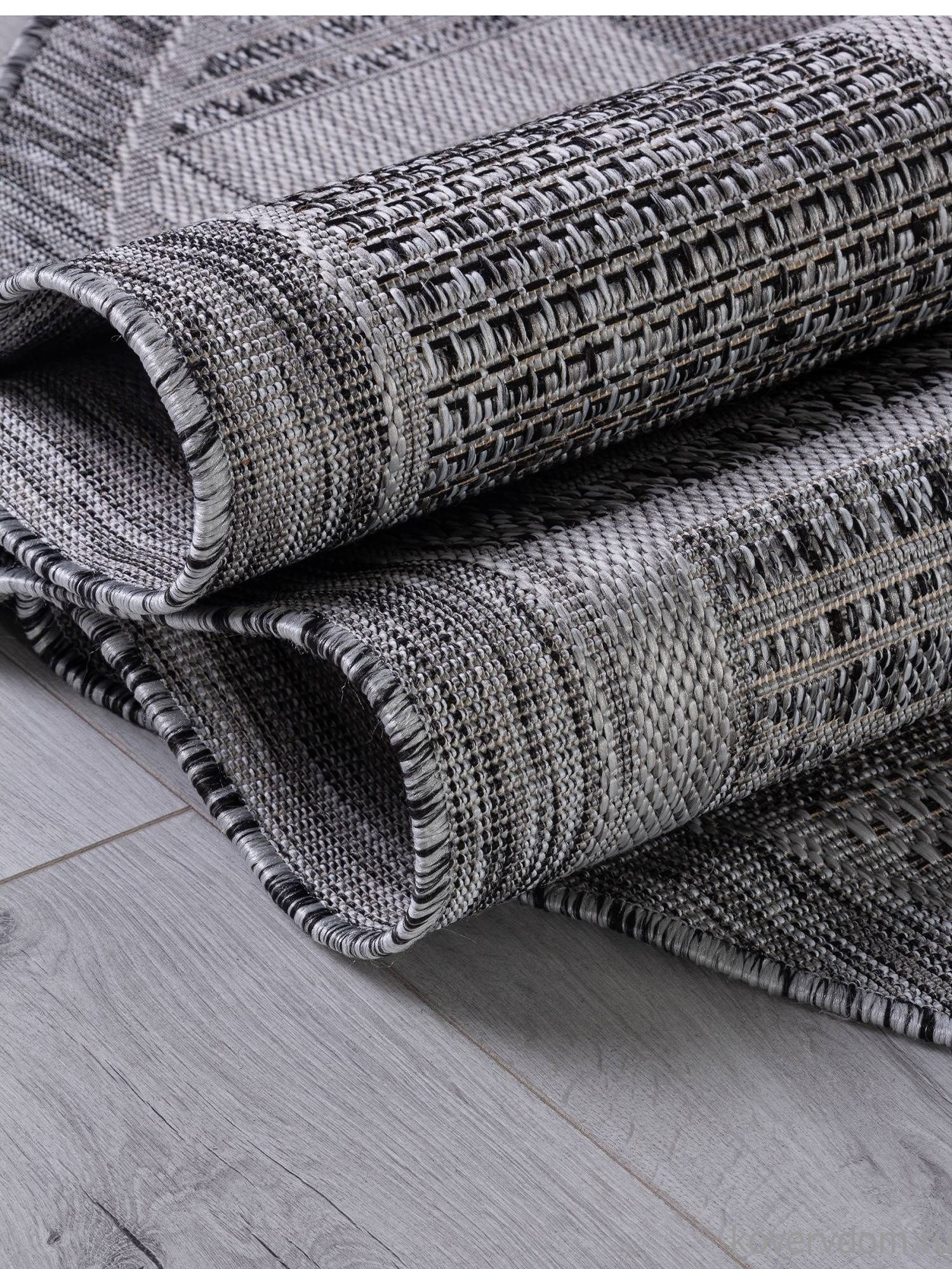 Ковер KAIR S138 DARK GRAY Овал