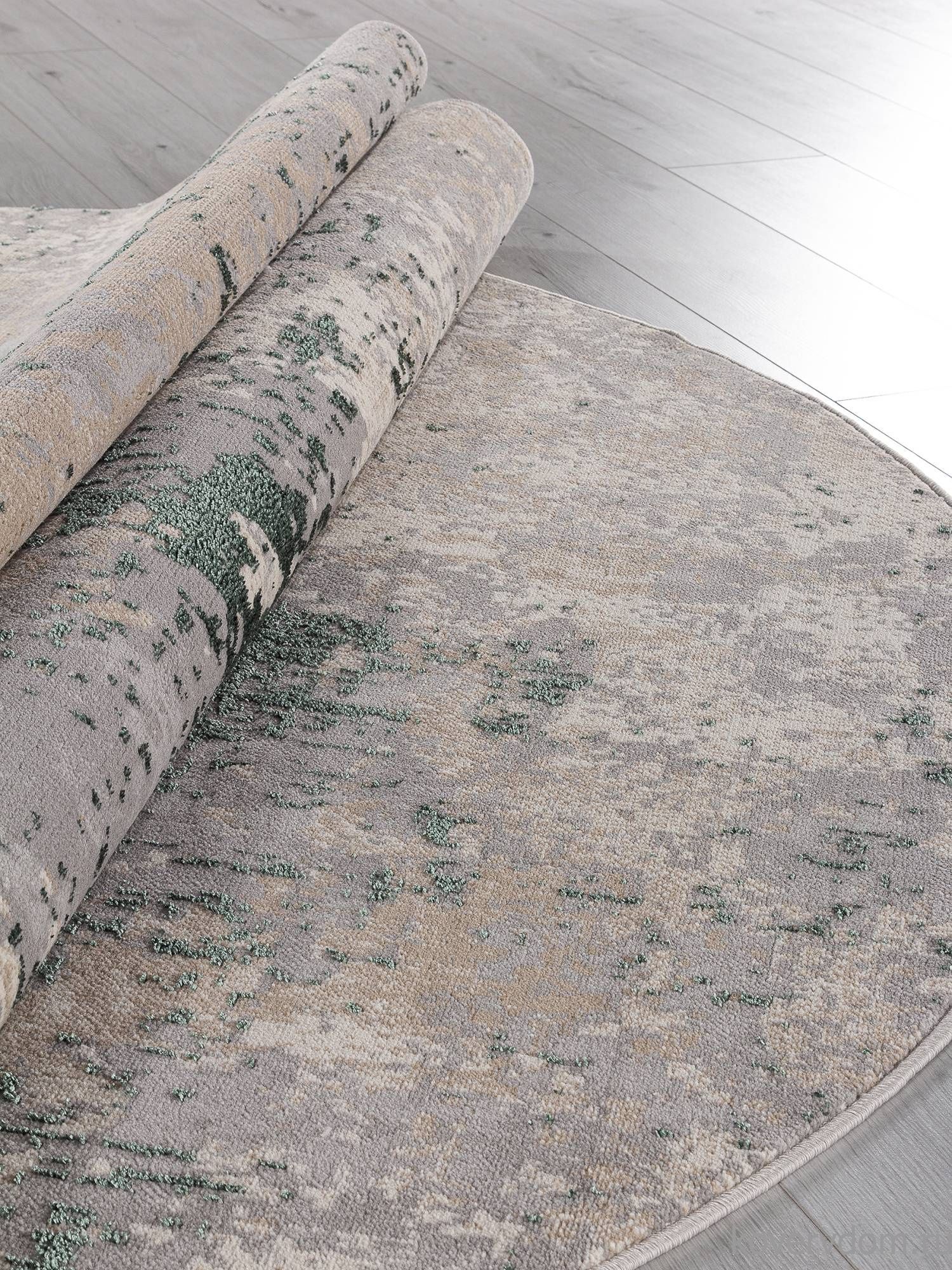 Ковер LIMAN F163 GRAY-GREEN Овал