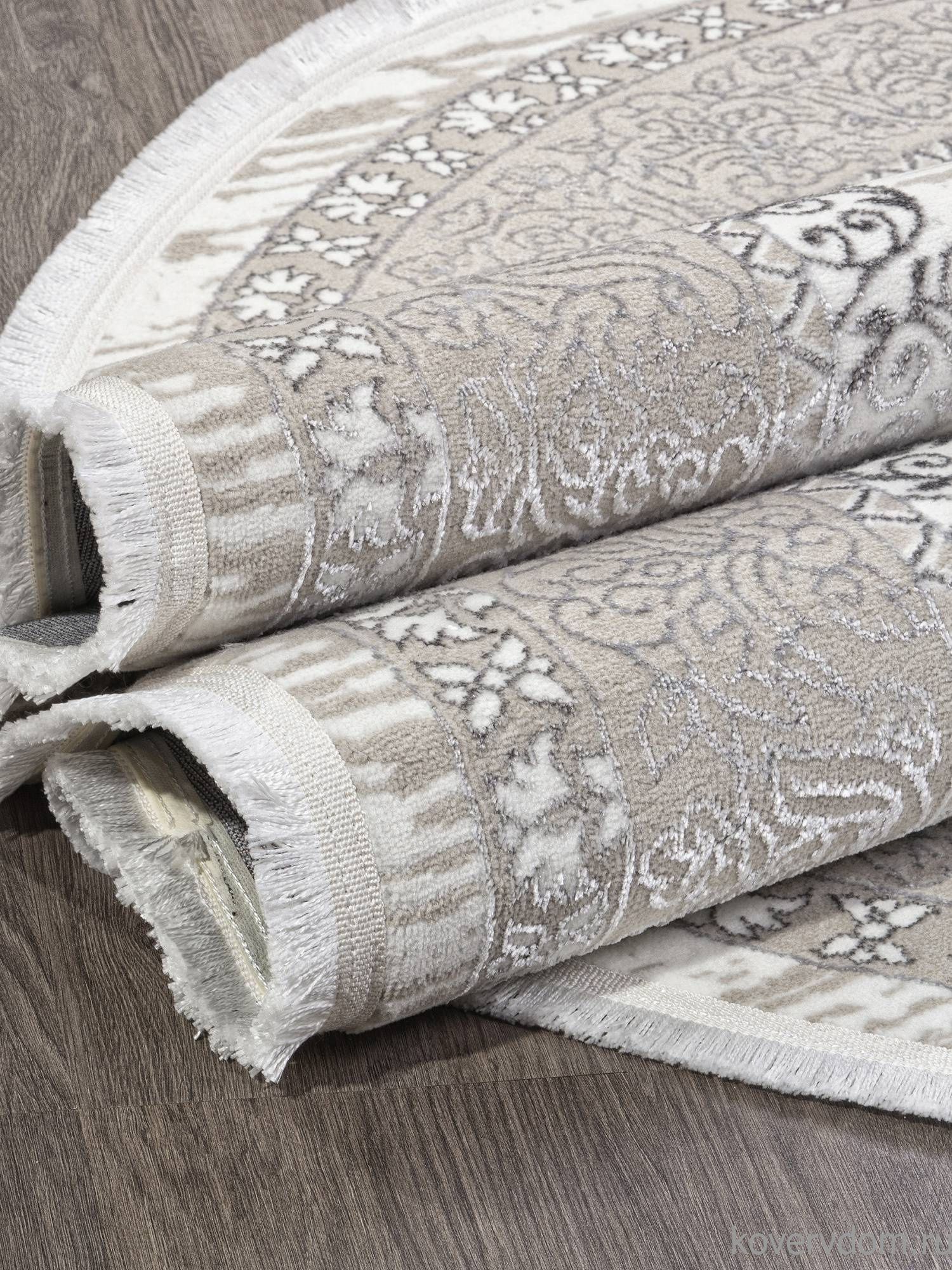 Ковер ALFANI Q012A GREY FDY / CREAM SHRINK Овал