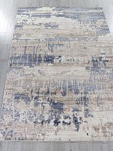 Ковер голубой из Турции SAMIRA O1121 730 BEIGE / BLUE