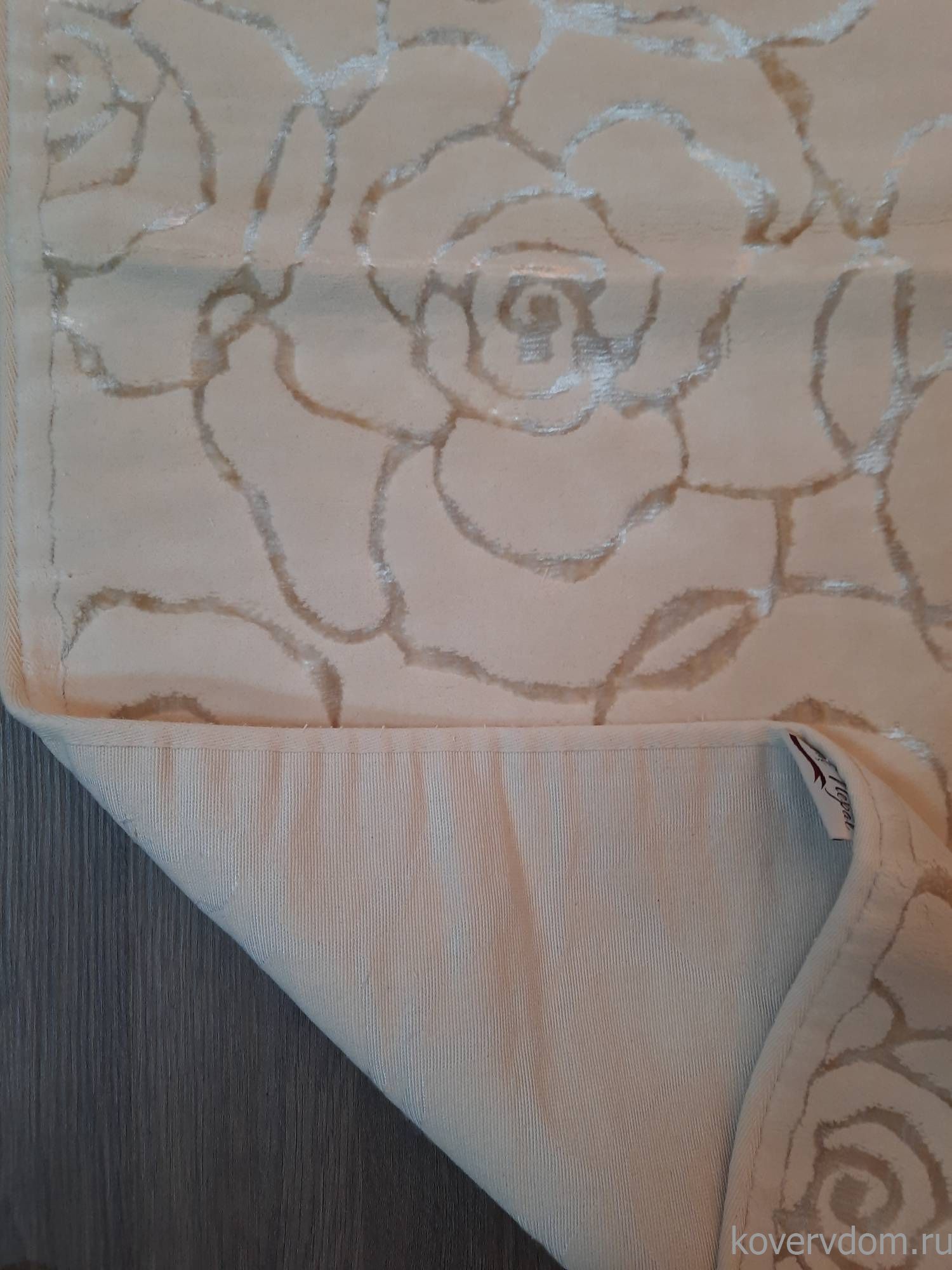 Ковер с цветами Deco Deco - 003 белый