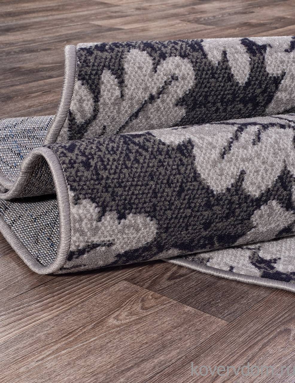 Ковер SILVER D213 GRAY Овал