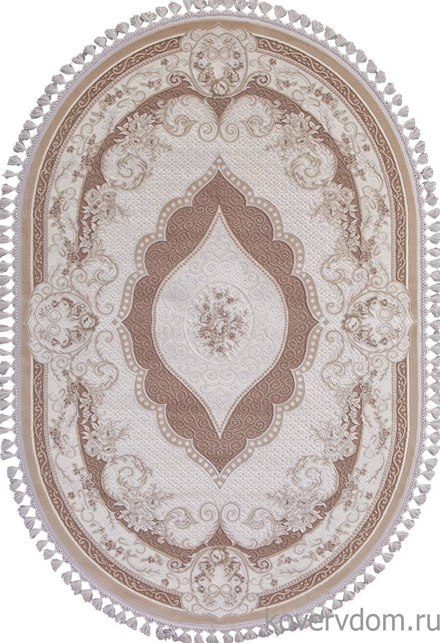 Ковер HUNKAR 7921 BROWN / BROWN Овал