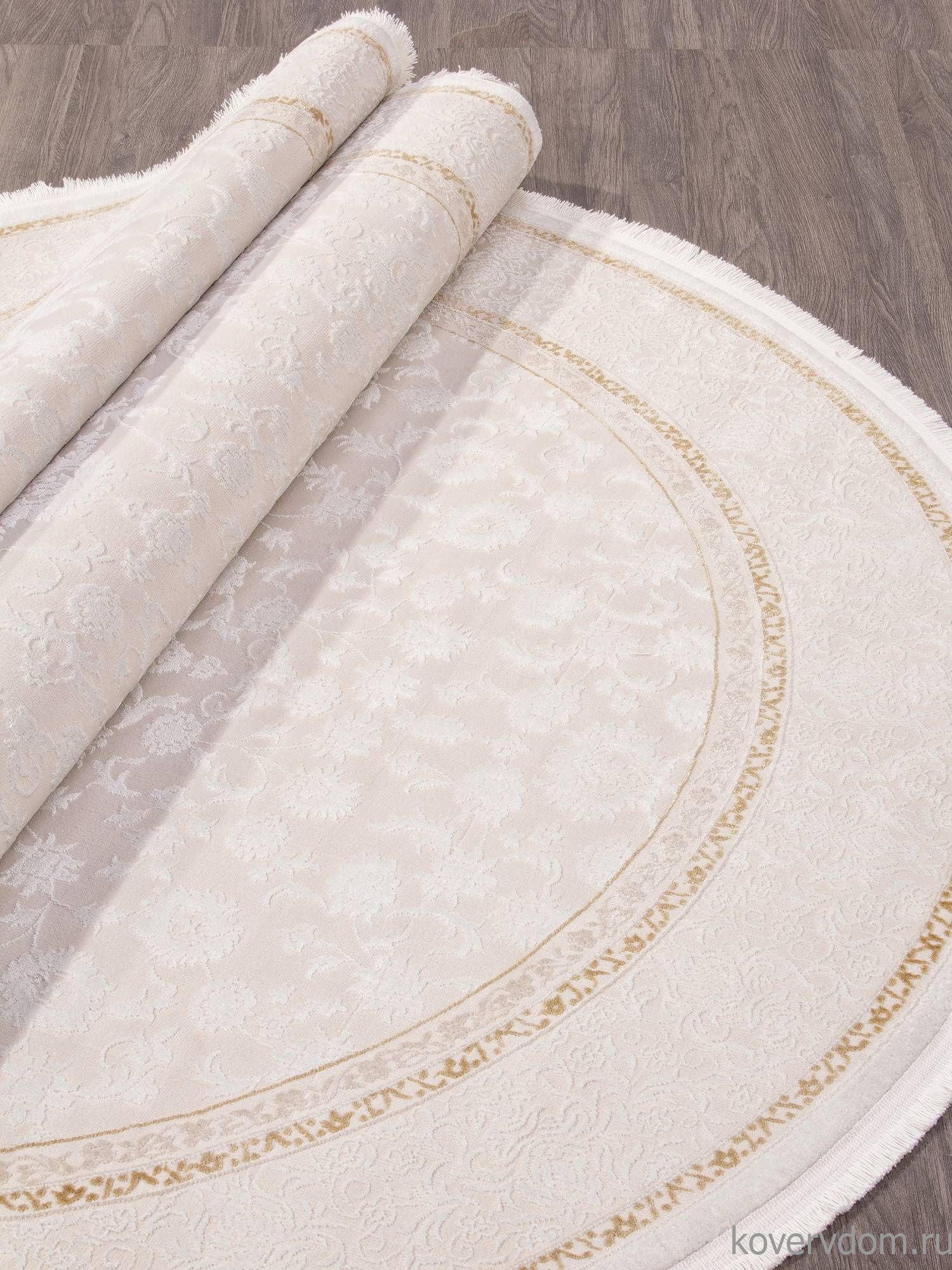 Ковер LISSABON SI040W BROWN / BROWN Овал