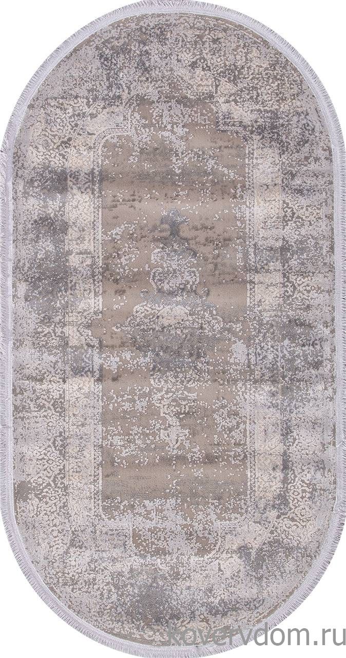 Ковер ATLAS 9307 GREY / GREY Овал