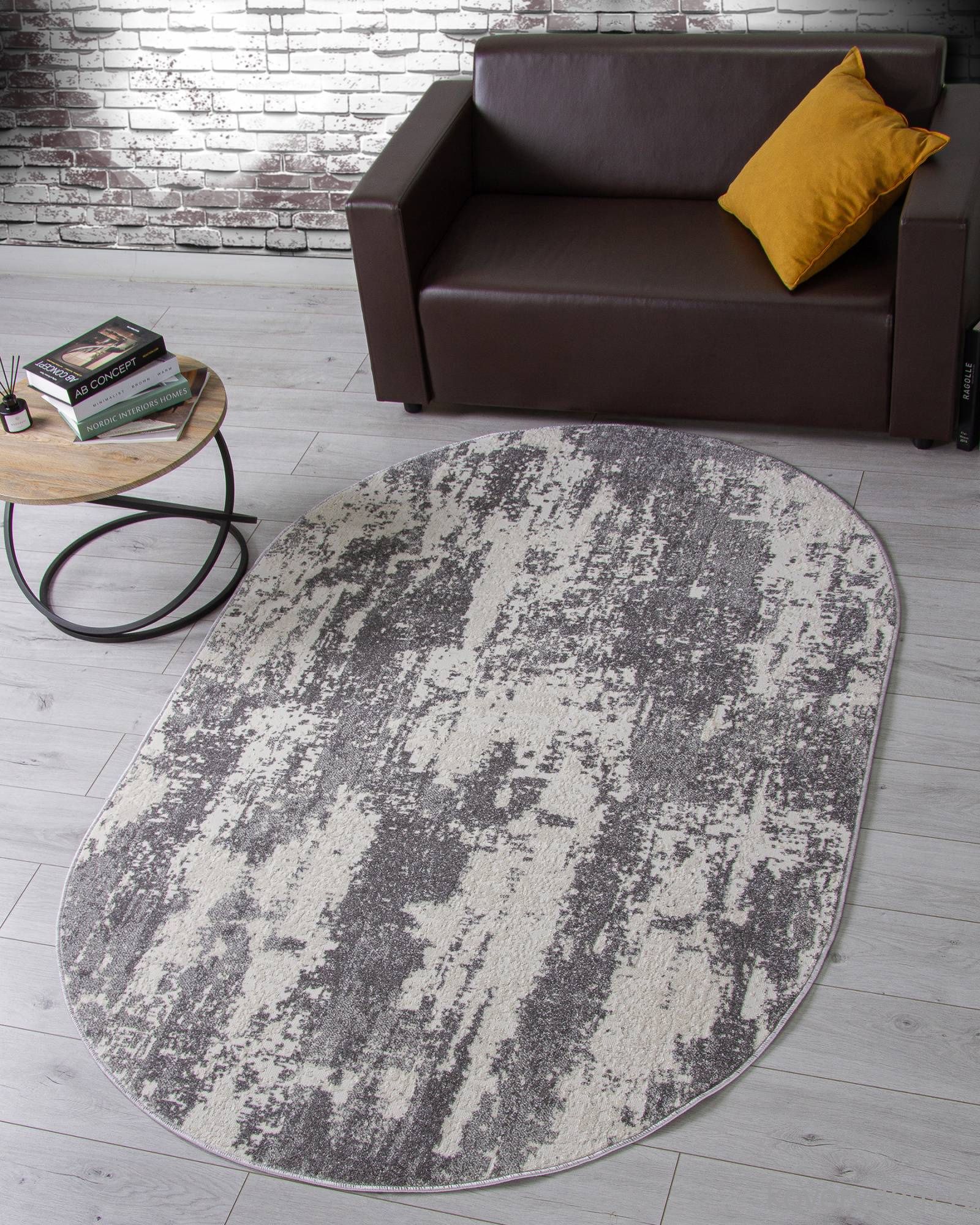 Ковер NATUREL F229 GRAY Овал