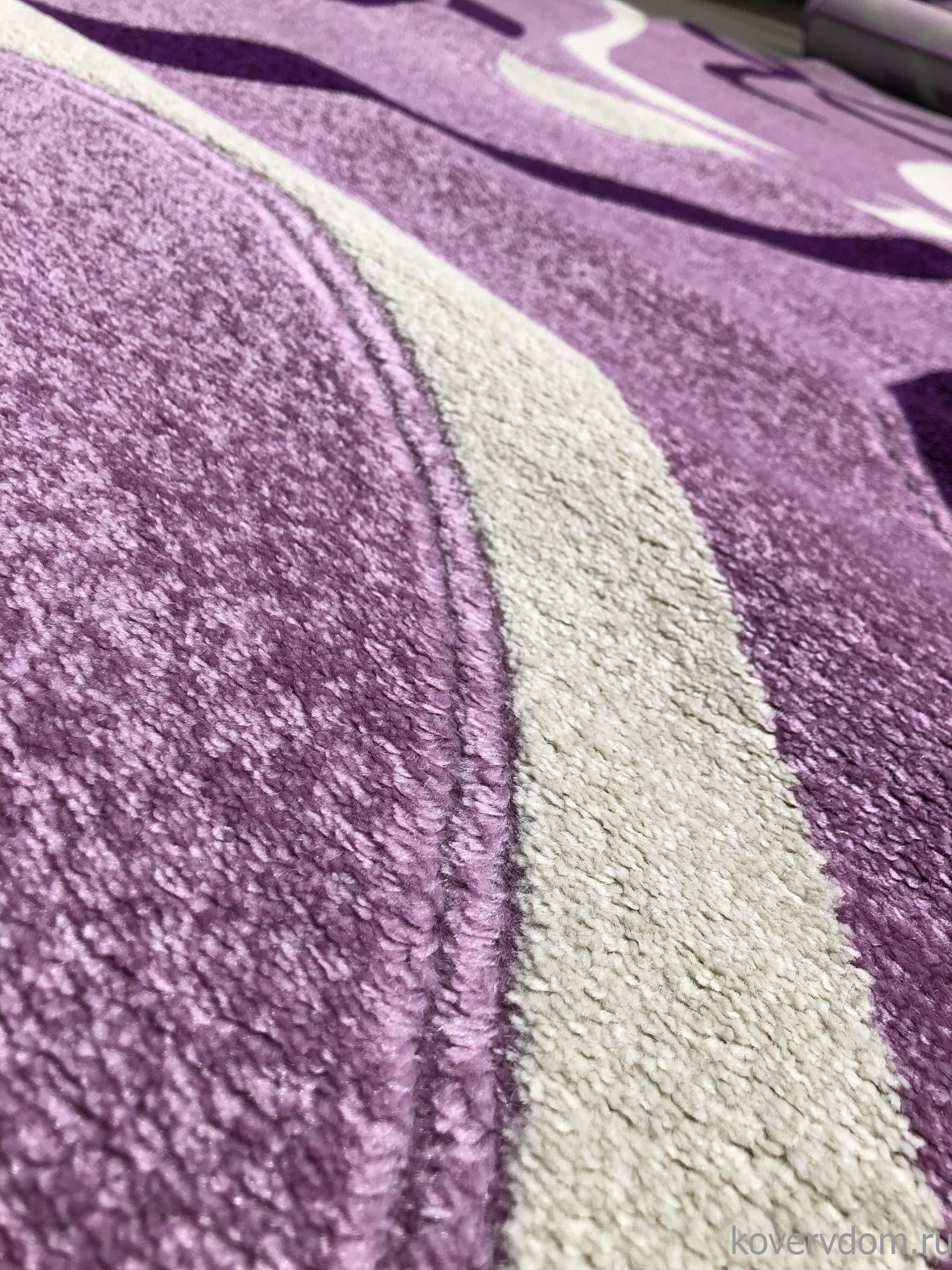 Ковер VISION DELUXE v803 PINK Овал