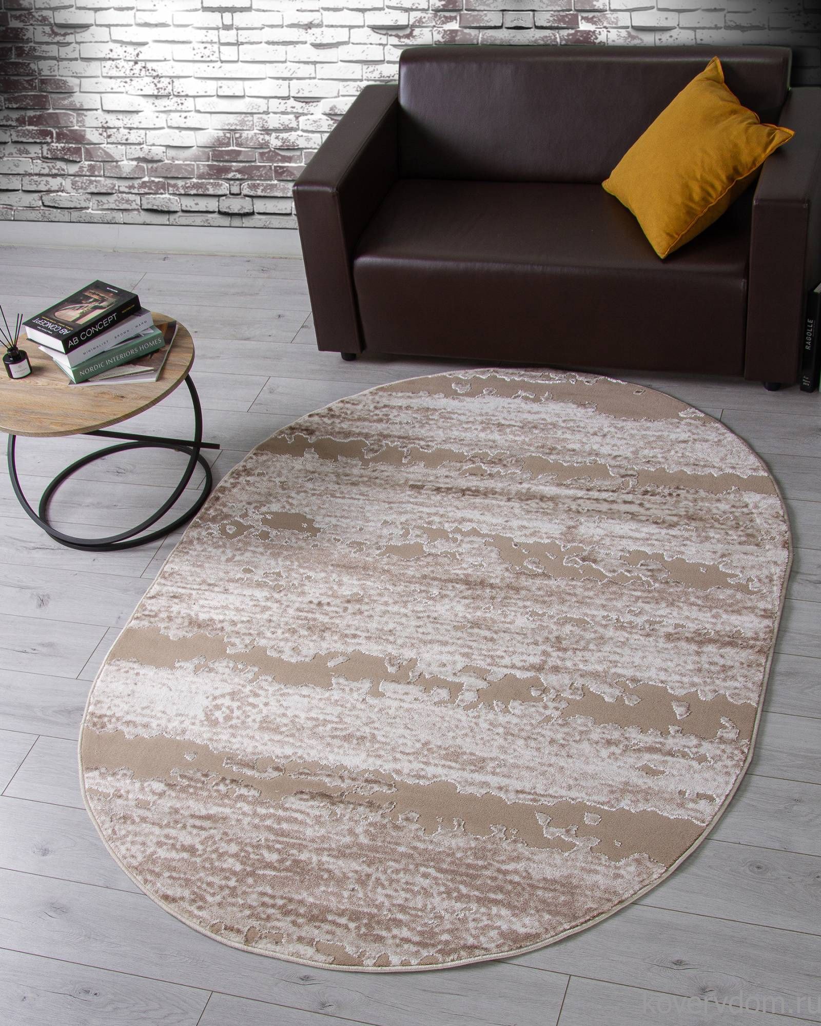 Ковер ALABAMA F173 BEIGE Овал