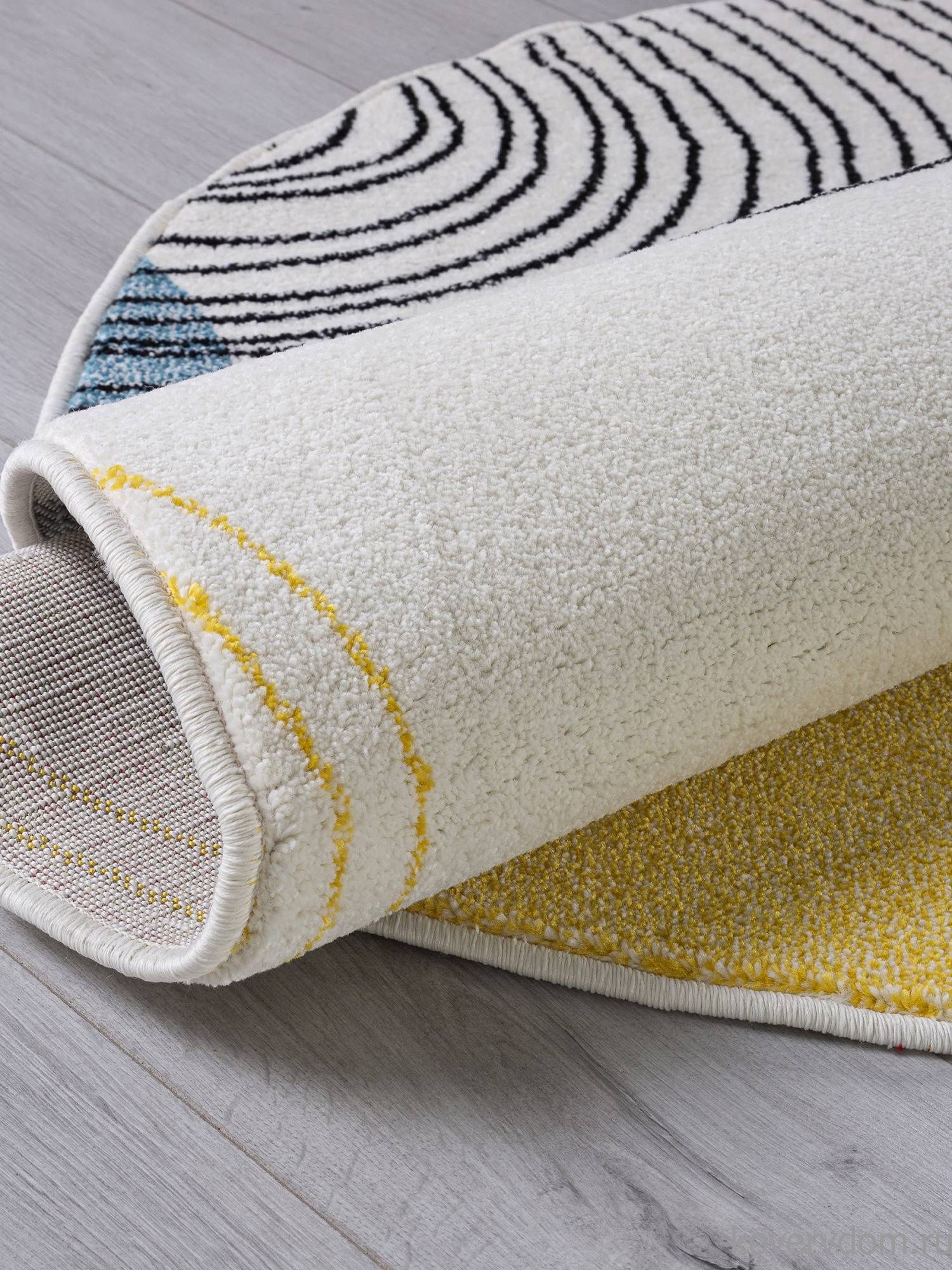 Ковер RIO F234 GRAY-BLUE Круг