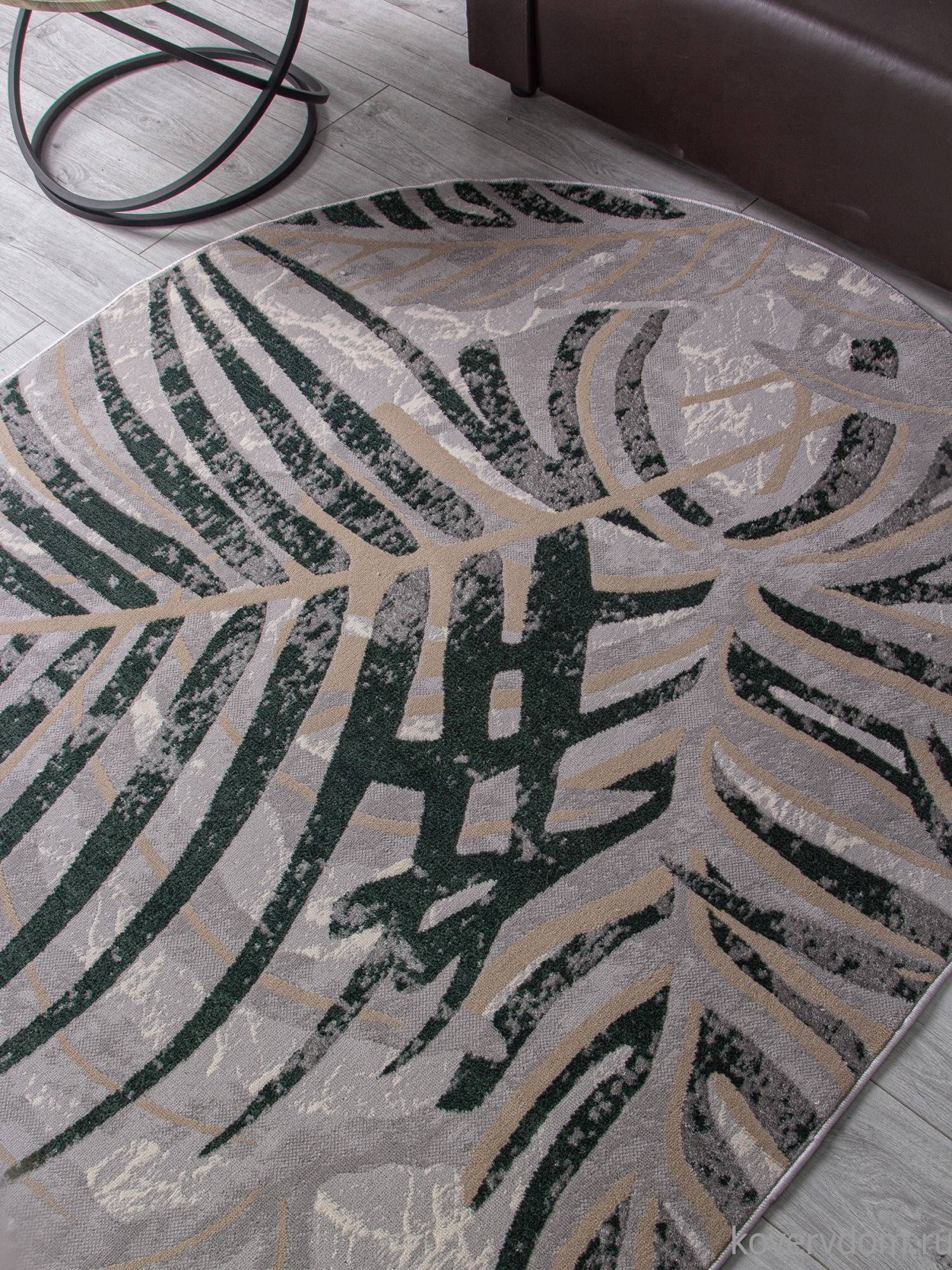 Ковер LIMAN F479 GRAY-GREEN Овал