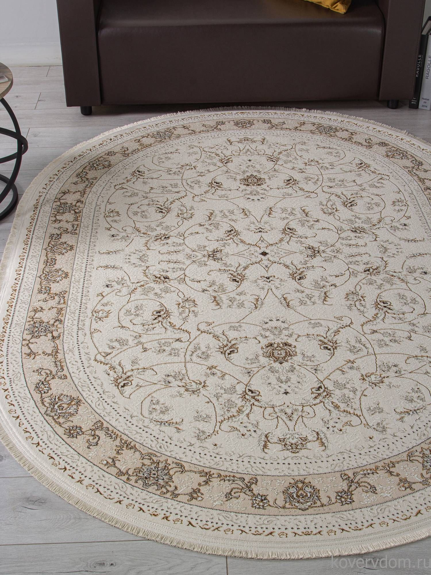 Ковер ZARINA M101B CREAM / CREAM Овал