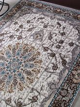 Ковер с бахромой HALIF F640 GREEN-BLUE