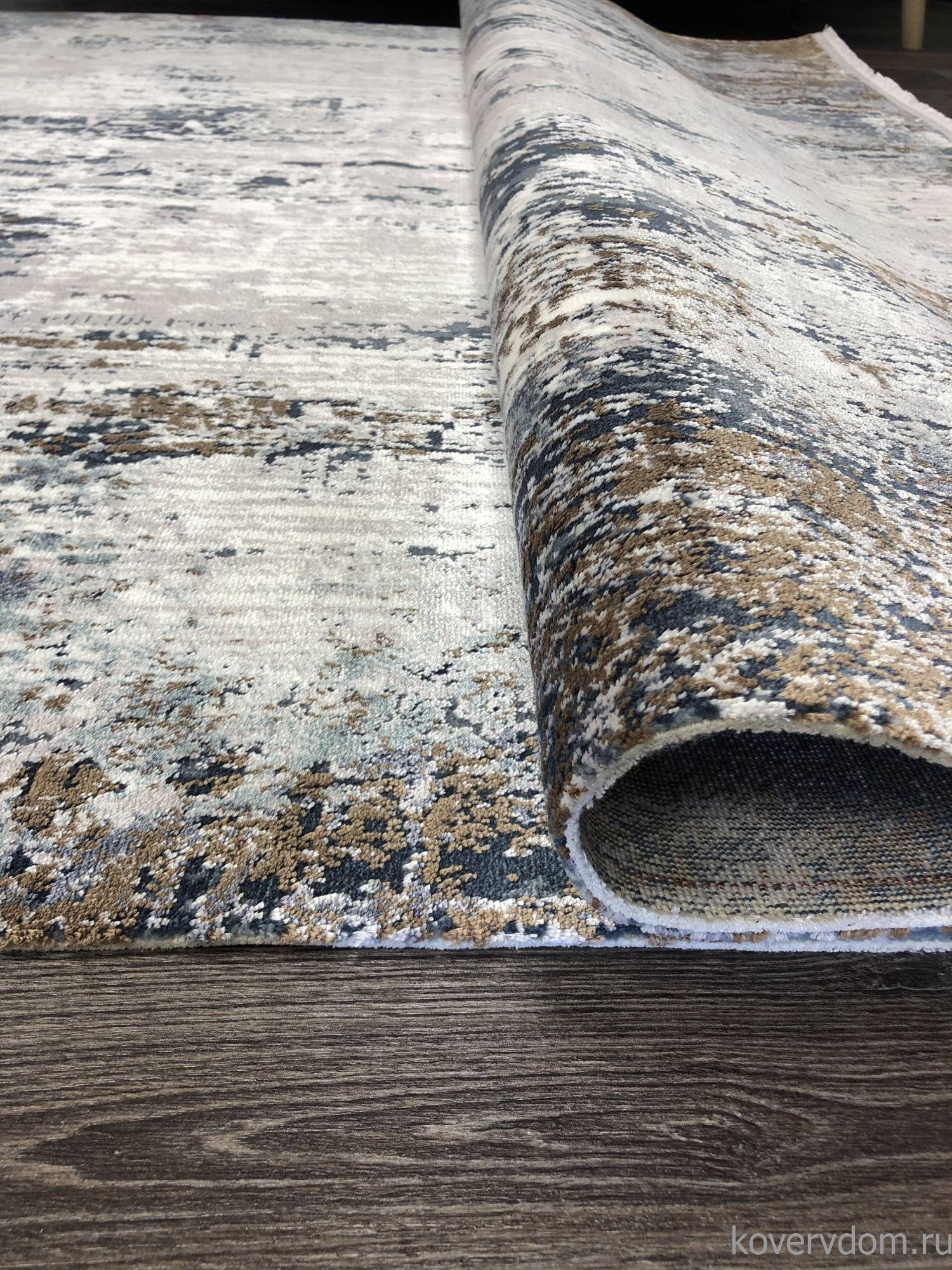 Ковер DOKU 9347H BLUE / CREAM