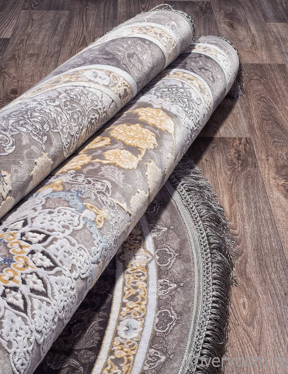 Ковер FARSI 1200 G258 GRAY Круг