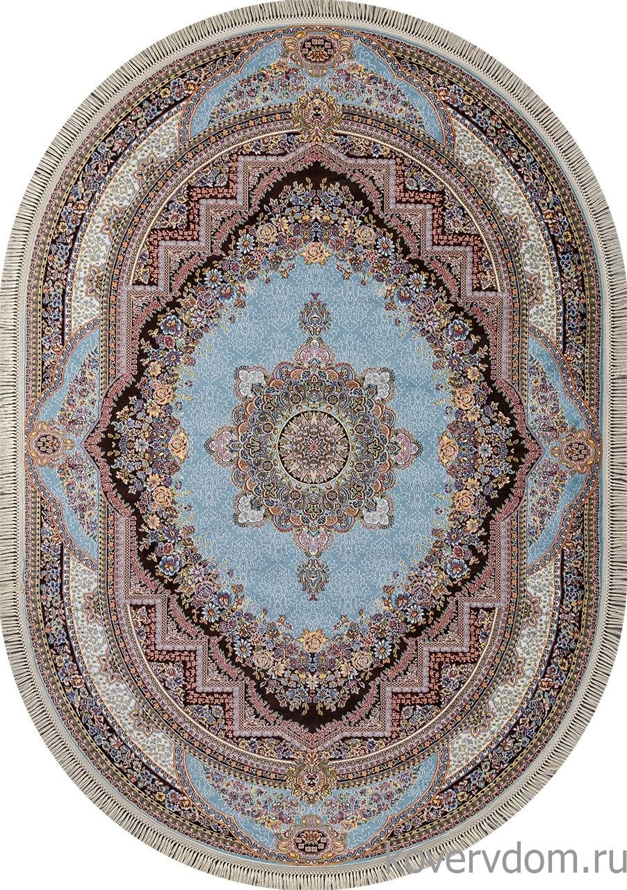 Ковер ARAVIA 6805 BLUE-BROWN Овал
