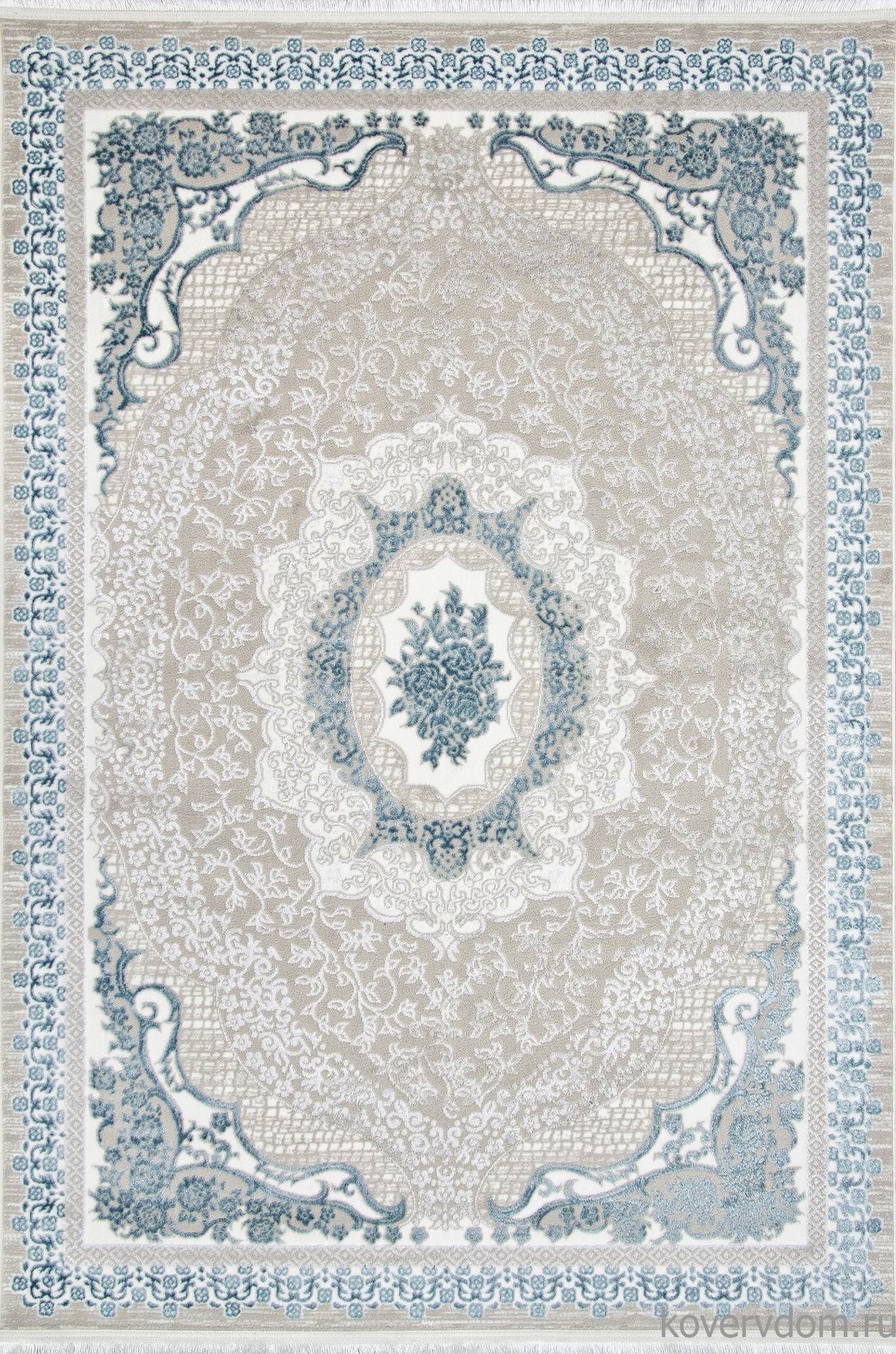 Ковер ALFANI Q010A BLUE FDY / CREAM SHRINK