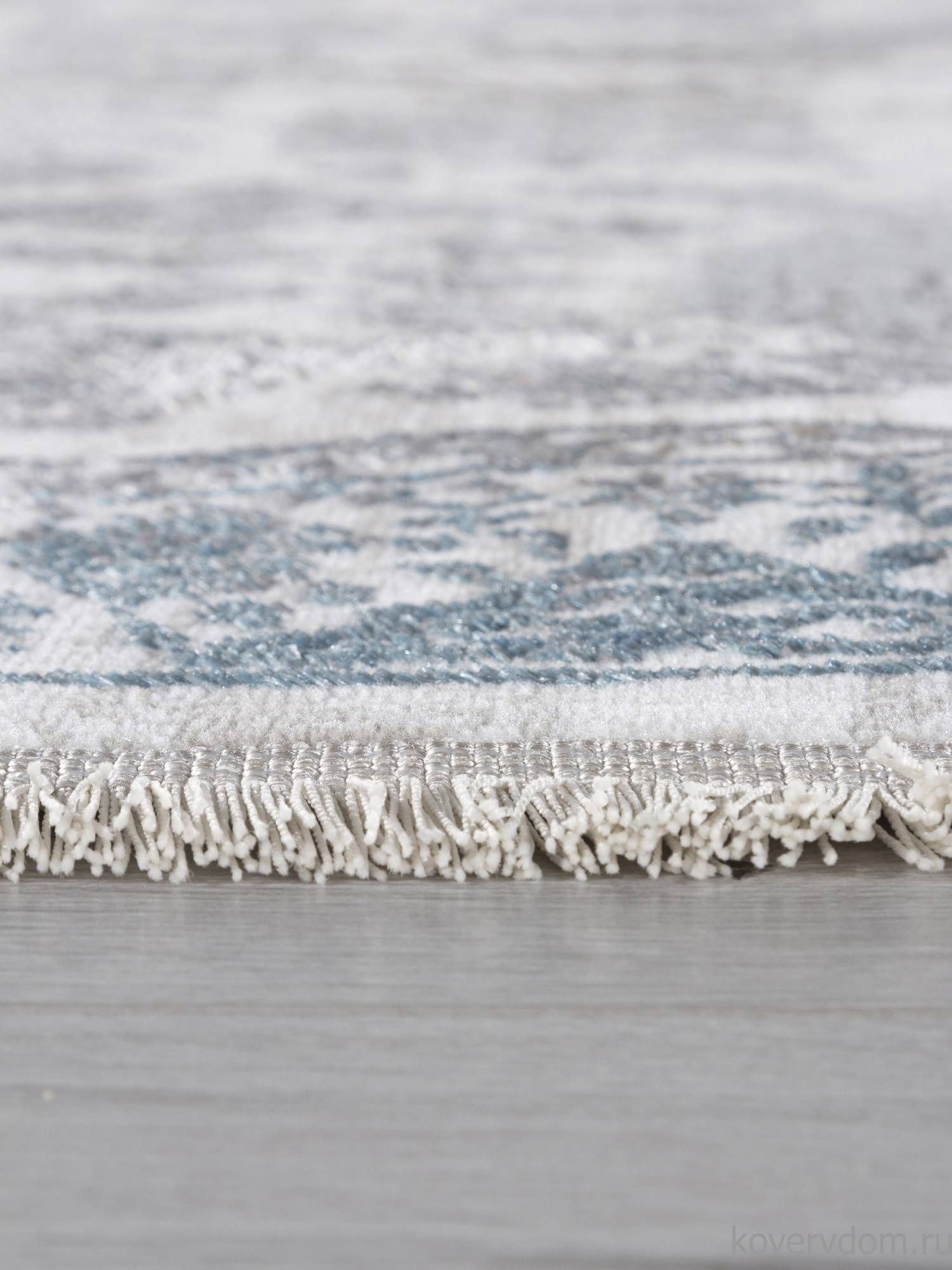 Ковер EFSAN L252A CREAM SHRINK / BLUE FDY Овал